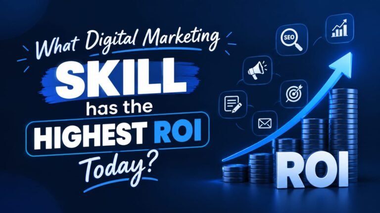 What digital marketing skill has the highest ROI today?