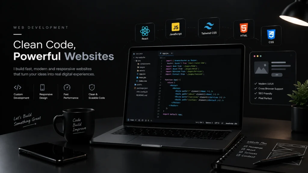 WEB DEVELOPMENT Best Freelance web developer in malappuram | kerala